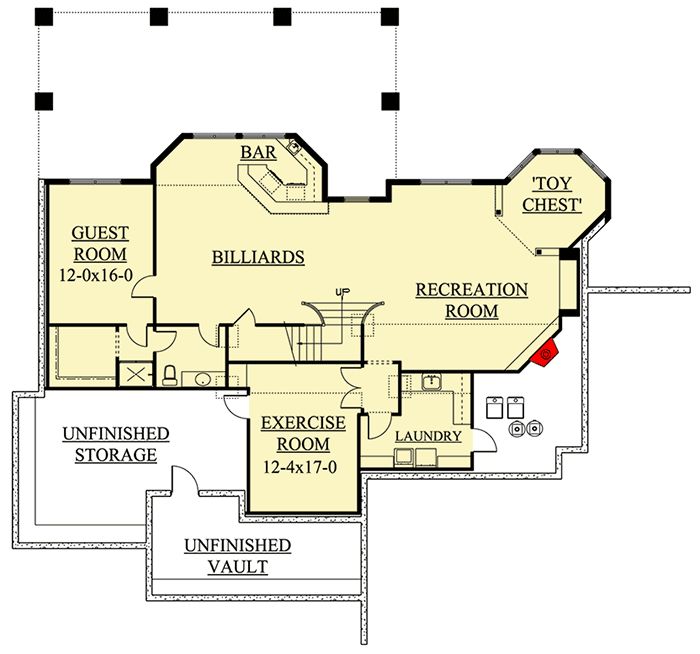 the floor plan for this home