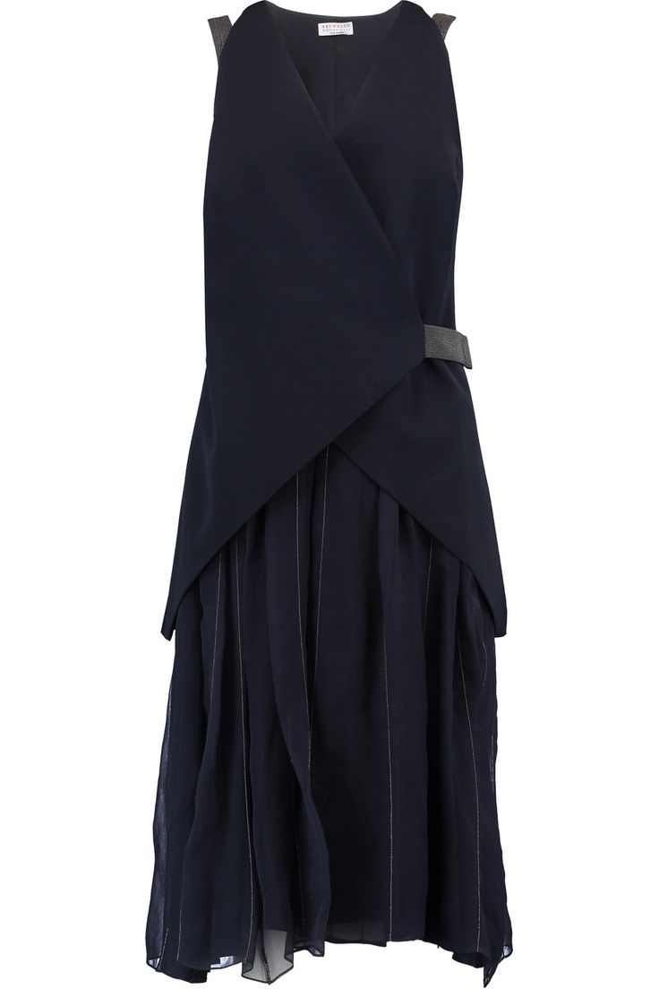 Long Skirt Fashion, Dress Layer, Cloth Dress, Layered Dress, Silk Organza, Looks Style, Brunello Cucinelli, Well Dressed, Simple Dresses