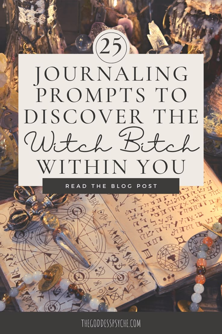 an open book with the words journaling and writing on it, surrounded by other items