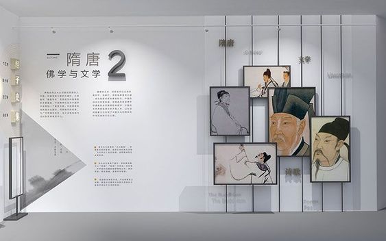 an art gallery with multiple paintings on the wall