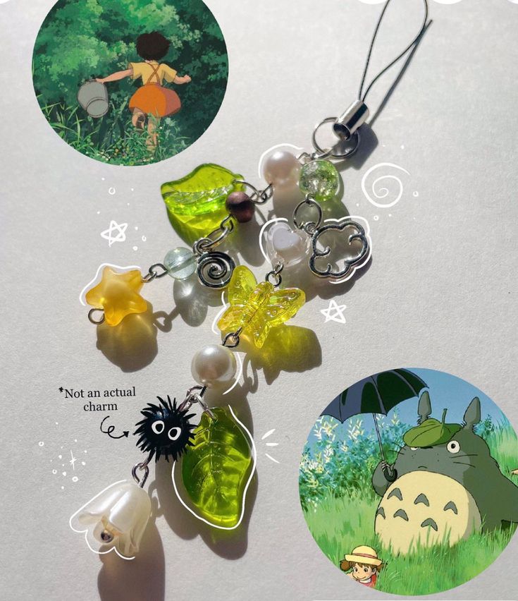 Totoro Phone Charm, Studio Ghibli Phone Charm, Anime Phone Charms, Etsy Finds Products, Aesthetic Things To Buy, Phone Decoration Ideas, Diy Phone Charms, Phone Charm Aesthetic, Iphone Charms