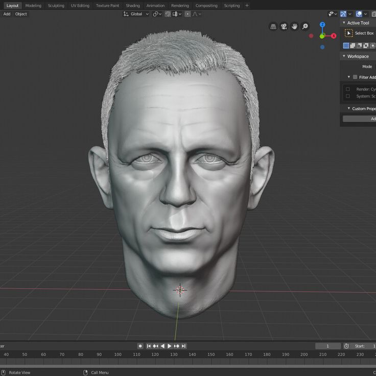 ArtStation - Blender 3D Head Sculpting, Hoya Choe 호야초 Blender 3d Sculpting, Anatomy Learning, Sculpting Ideas, Face Sculpting, 3d Modeling Tutorial, Art Station, Daniel Craig, Passion Project, Blender 3d