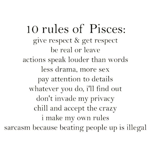 a poem written in black and white with the words 10 rules of pisses