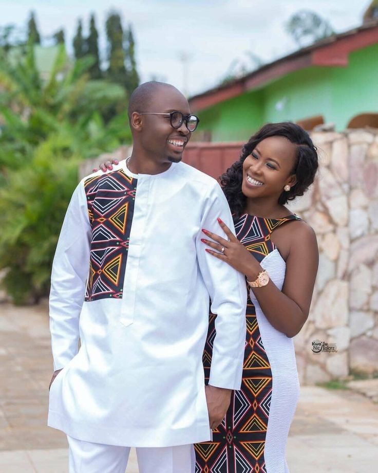 Look your best with our couple Ankara set. This set commands a lot of respect and compliments! This set comes with a dress for the woman and a matching shirt and pants for the man. Suitable for traditional weddings, pre-wedding photoshoot, naming ceremonies and other traditional gatherings. Custom made- Please provide us with your measurements for a perfect fit! Prom Couples Outfits, Couples African Outfits, African Wedding Attire, African Dresses Men, Couple Dress, African Fashion Ankara, African Clothing For Men, African Traditional Dresses, African Fashion Women