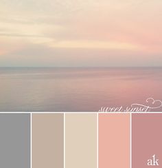 a sunset-inspired color palette (Akula Kreative) | Grey color palette ...