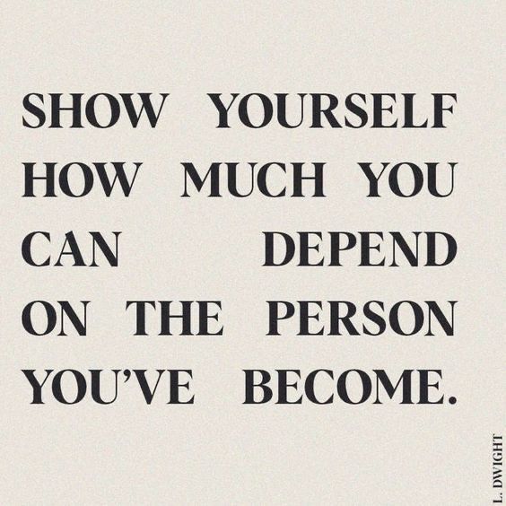 the words show yourself how much you can spend on the person you've become