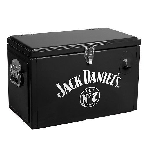 a black box with the name jack daniels on it