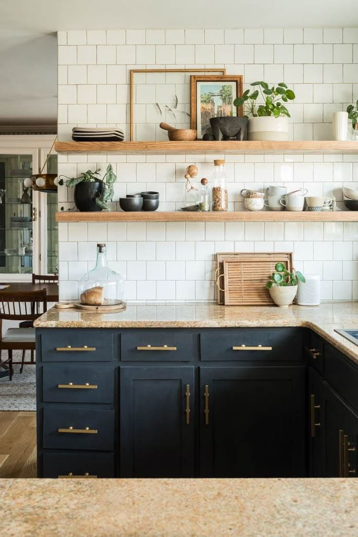 the kitchen is clean and ready for us to use