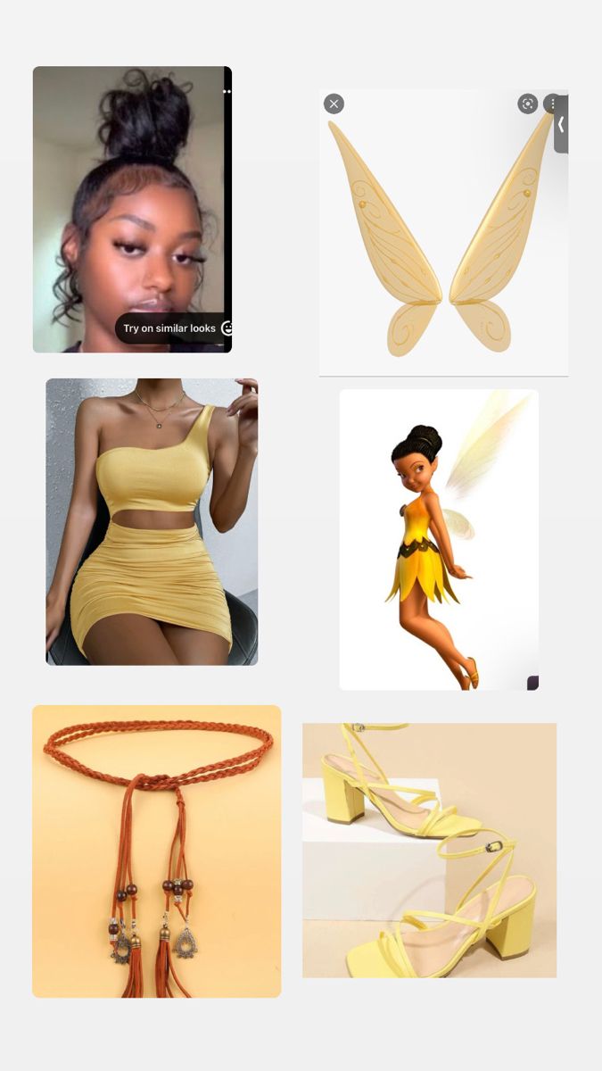 a collage of different items including necklaces, bracelets and shoes with pictures of women