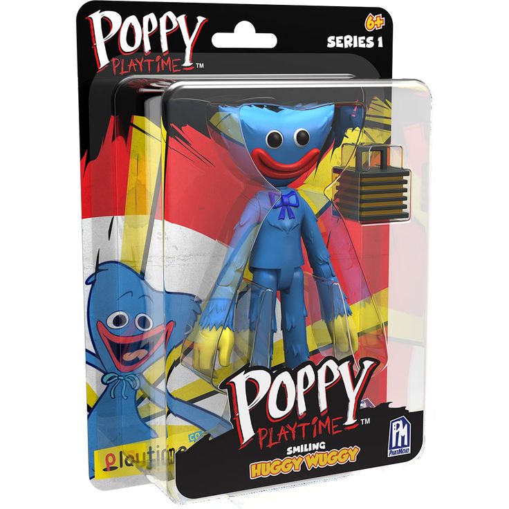 an action figure in the packaging for poppy