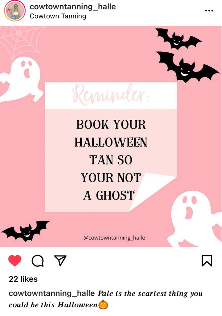 October Tanning Quotes, October Spray Tan, Spray Tan Marketing October, Spray Tan Marketing Halloween, Fall Tanning Quotes, Halloween Spray Tan, Spray Tan Models Needed, Fall Spray Tan Quotes, Tanning Salon Social Media Posts