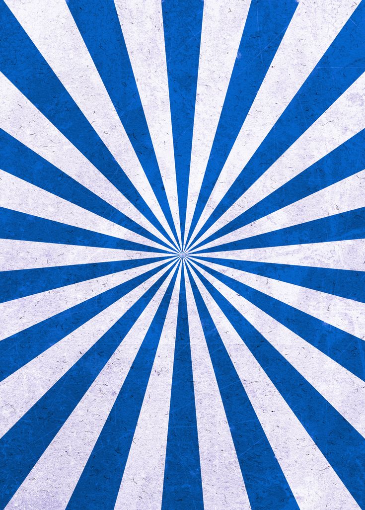 an abstract blue and white background with sunbursts in the center on top