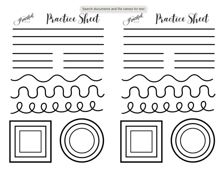 printable worksheet for the practice sheet to help students learn how to make their own placemats