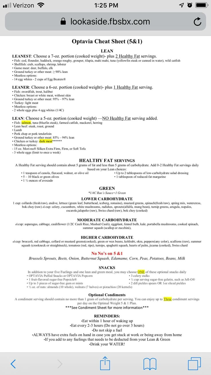 5 & 1 cheat sheet Optavia Fueling Cheat Sheet, Optivia Cheat Sheet, Foods Equivalent To Optavia Fuelings, Optavia Day 1, Diy Voila Meals, Optavia 5&1 Daily Tracker, Optimal 5&1 Plan Recipes, Optivia 5 And 1 Plan, Optavia Dressing Recipes