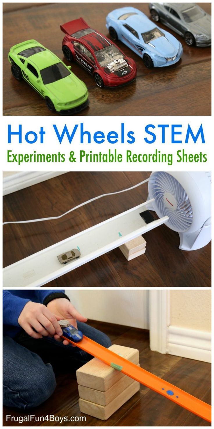 Hot Wheels Stem Activities, Race Car Stem Activity, Speed And Velocity Activities, Hot Wheels Activities, Awesome Science Experiments, Toys Topic, Physics Concepts, Simple Science, Primary Science