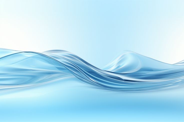 an abstract blue background with wavy lines and water waves in the foreground, as well as light blue hues