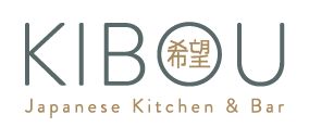 the logo for kibou japanese kitchen and bar