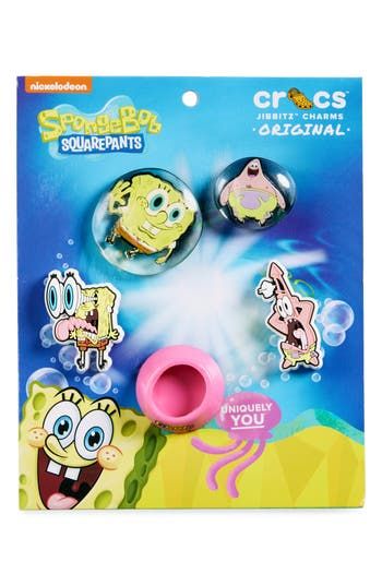 spongebob squirns are in the package with bubbles and other items