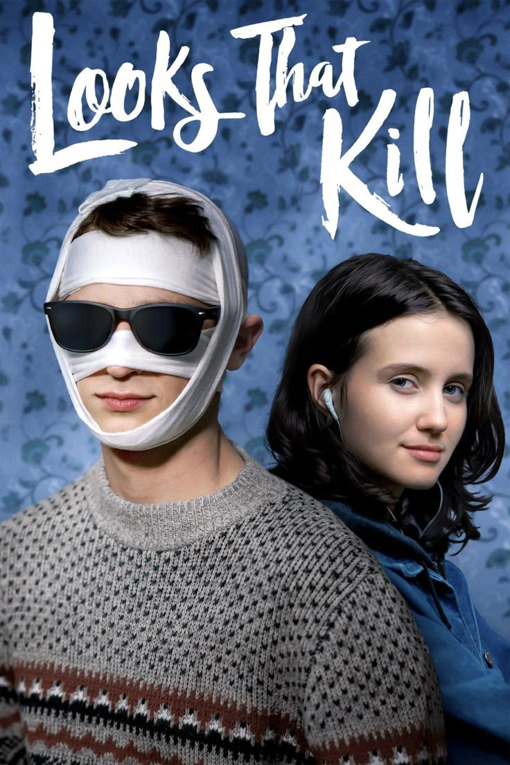 the poster for looks that kill shows two people with blindfolds on their faces