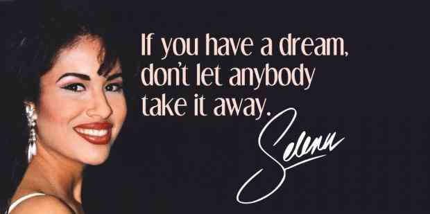 an image of a woman with a smile on her face and the quote if you have a dream, don't let anybody