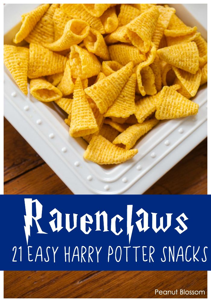 some type of harry potter snack in a white bowl