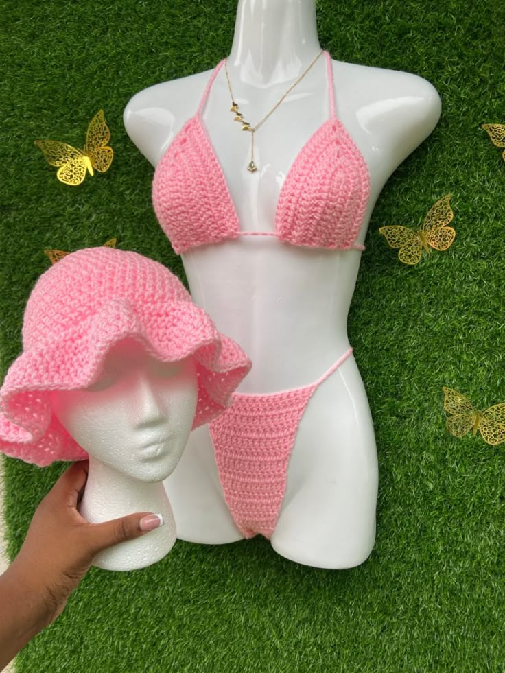 Knitted Bathing Suit Bikinis, Crochet Bathsuit, Crochet Bathing Suit Top, Crochet Bathing Suit, Crochet Beach Wear, Crochet Bathing Suits, Crochet Swimsuit, Crochet Swim, Crochet Swimwear