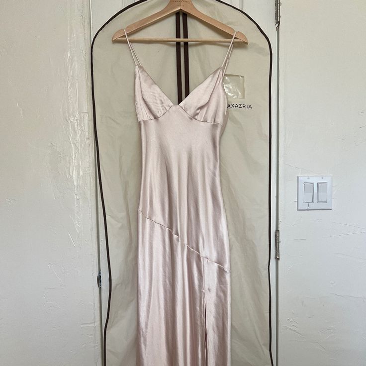 Brand New, Never Worn Light Pink Slip Dress. 100% Polyester. Size S. Bought This For A Bridesmaids Gown And Then Bride Changed Color Scheme. Meant To Wear It To My Bridal Shower A Year Later And Completely Forgot About It In My Closet. Horror Girl, Bridesmaids Gown, 2000s Dress, Serena Dress, Summer Slip Dress, Pink Slip Dress, Dresses Silk, Vintage Slip Dress, Vintage Slips