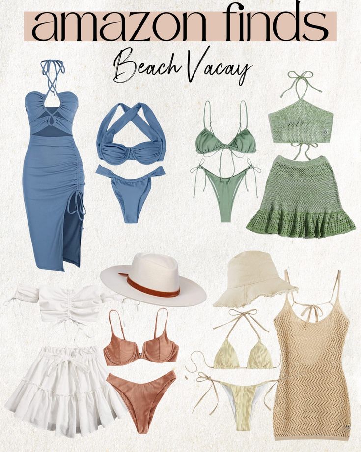 an advertisement for the beach vacay swimsuits and bathing suits on amazon