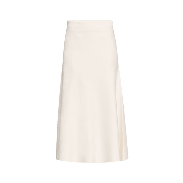 Gabriela Hearst "Freddie" knit skirt High waist Elastic waistband A-line silhouette Midi length Pull-on style Wool/cashmere Imported Skirt High Waist, Gabriela Hearst, Knit Skirt, Bergdorf Goodman, Midi Length, High Waisted Skirt, Tops Designs, High Waist, Cashmere