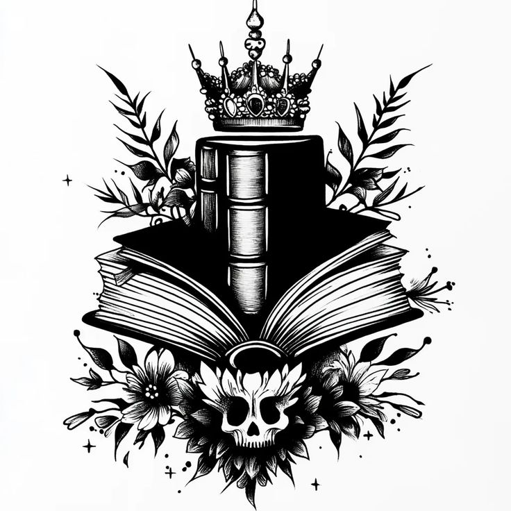 Book Tattoo, Tat Ideas, Tattoo Design, Tatting, Pop Culture, Tattoo Ideas, Tattoo Designs, Design Ideas, Tattoos