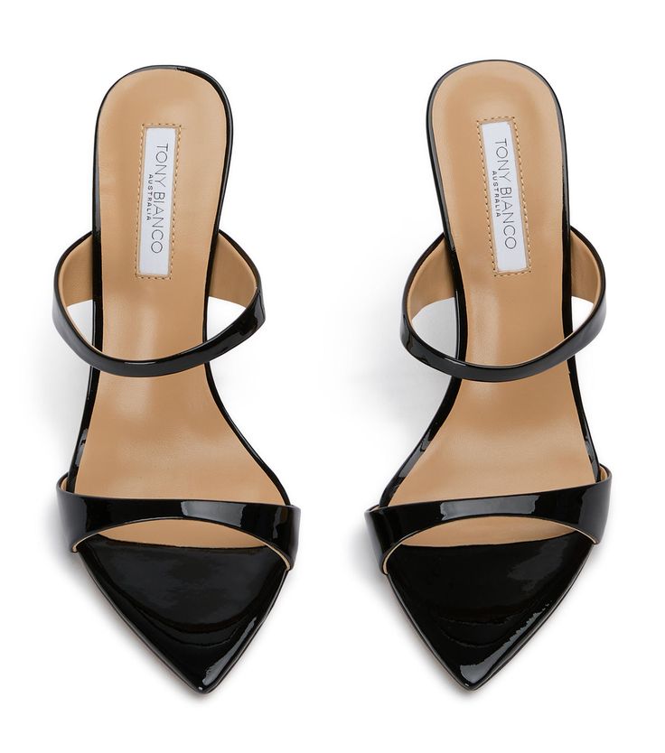 The perfect sleek and staple heel exists with Maxi. Featuring a classic pointed toe and strap detailing, this stiletto will become your next going out heel. -Material: Patent Leather -Sole: Man-Made -Fit: True to Size -Toe-shape: Open Point -Features: Strappy -Heel: 10.5cm “WARNING: This product contains chemicals known to the State of California to cause cancer and/or reproductive harm. For more information, visit Visit W3Schools.com!www.P65Warnings.ca.gov.” Classy Black Heels, Brown Strappy Heels, Classy Lifestyle, Black Strap Heels, Black Stiletto Heels, Statement Shoes, Black Patent Heels, Embellished Heels, Metallic Shoes