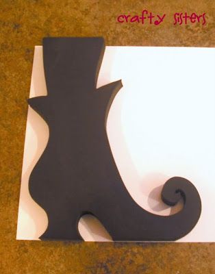 a piece of paper that is shaped like a cat