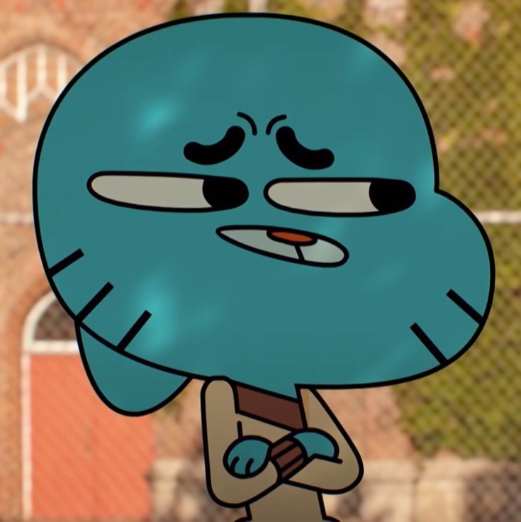 a cartoon character with an angry look on his face