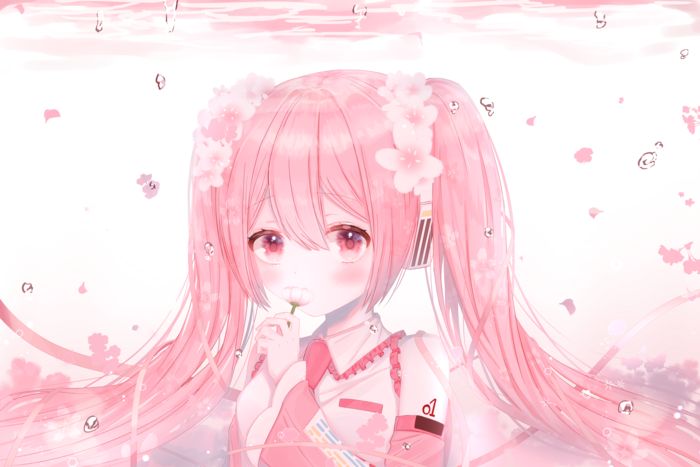 Pink Miku, Wallpaper Cave, Girl Hair, Pink Hair, Vocaloid, Laptop, Wallpapers, Hair, Anime