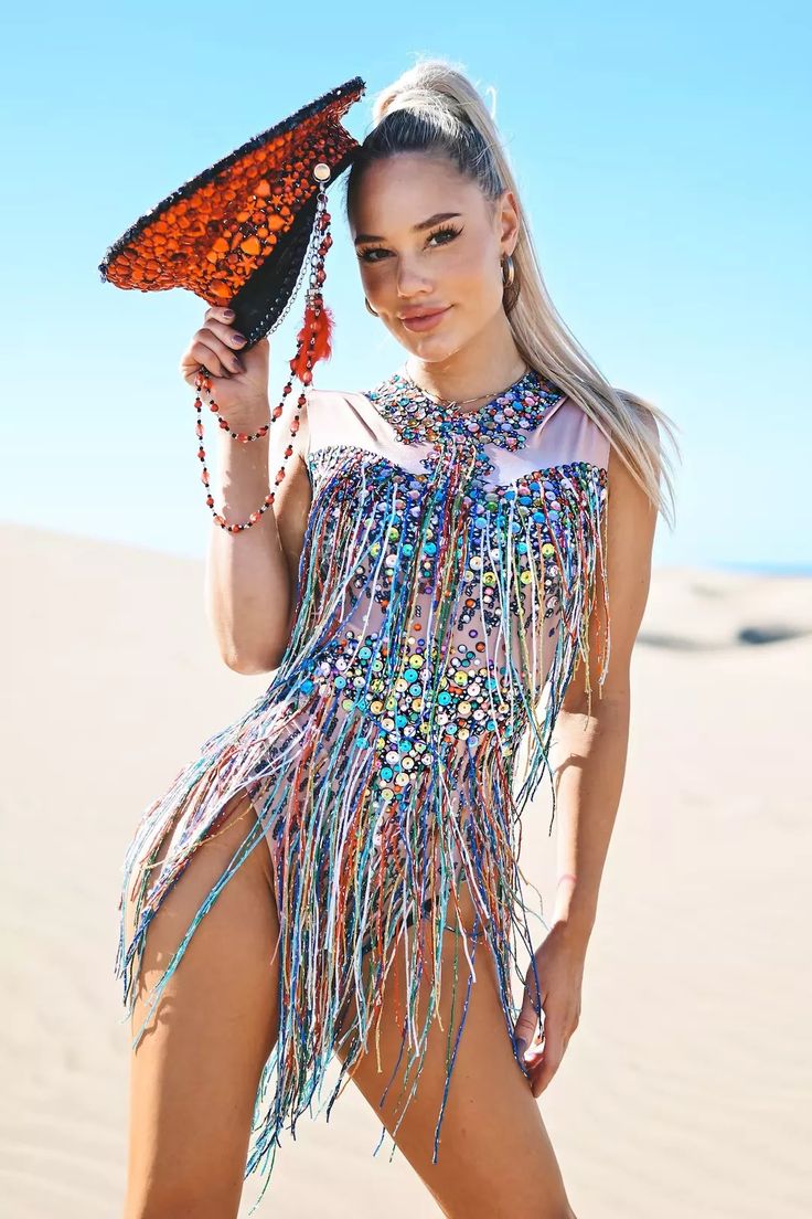 Lovelia rhinestone fringe bodysuit / Dancer outfit / Leotard / Festival outfit / Rave / Stage per... | Etsy (US) Rave Cowgirl, Festival Bodysuits, Fringe Bodysuit, Halloween Costume Bodysuit, Neon Rave, Gold Party Dress, Brooklyn And Bailey, Rhinestone Fringe, Fitted Jumpsuit