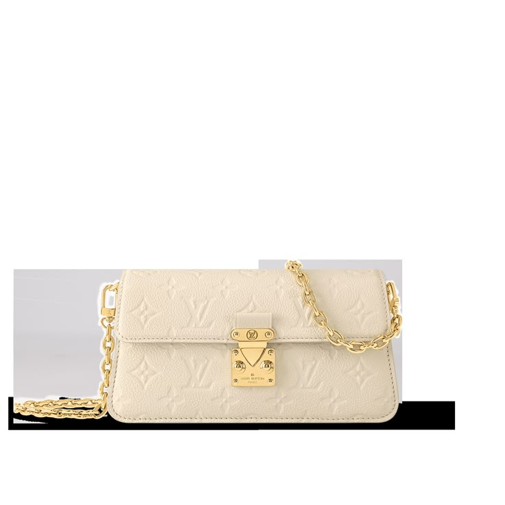 LOUIS VUITTON® - Wallet On Chain Métis - Cream Cute Louis Vuitton Bags, Louis Vuitton White Bag, Louis Vuitton Wallet On Chain, Crossbody Bag Outfit, Sorority Jewelry, Louis Vuitton Luggage, Purse Luxury, Micro Bags, Expensive Bag