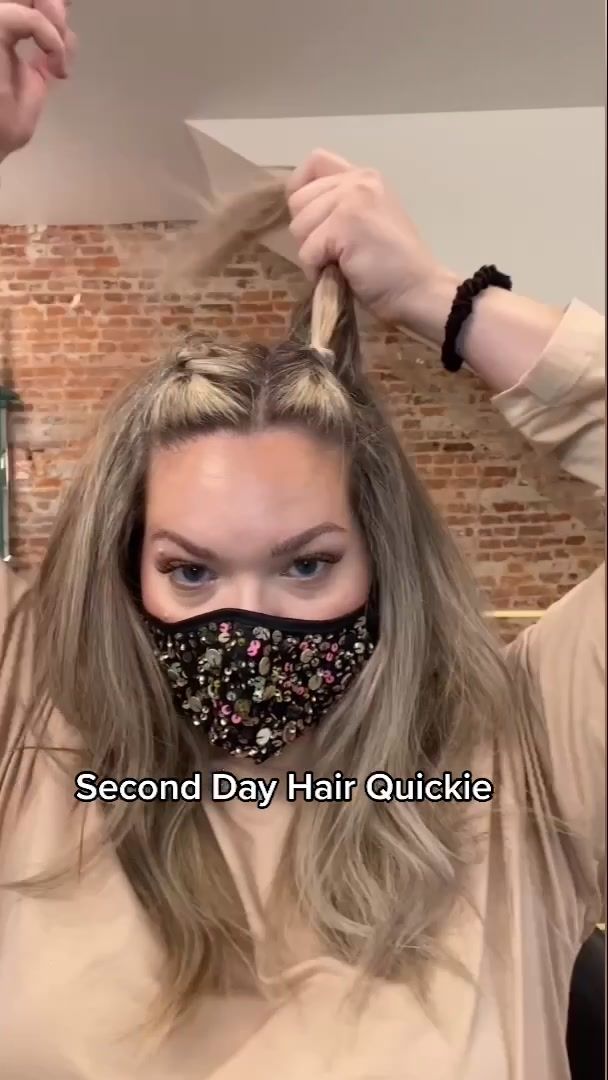 Day Two Hairstyles Long Hair, Hairstyles For Spa Day, Easy Hairstyles For Oily Medium Hair, Next Day Hairstyles For Work, Easy Second Day Hairstyles Medium, Not Washed Hairstyles, Cool Mom Hairstyles, Cute Second Day Hairstyles, Second Hair Day Hairstyles