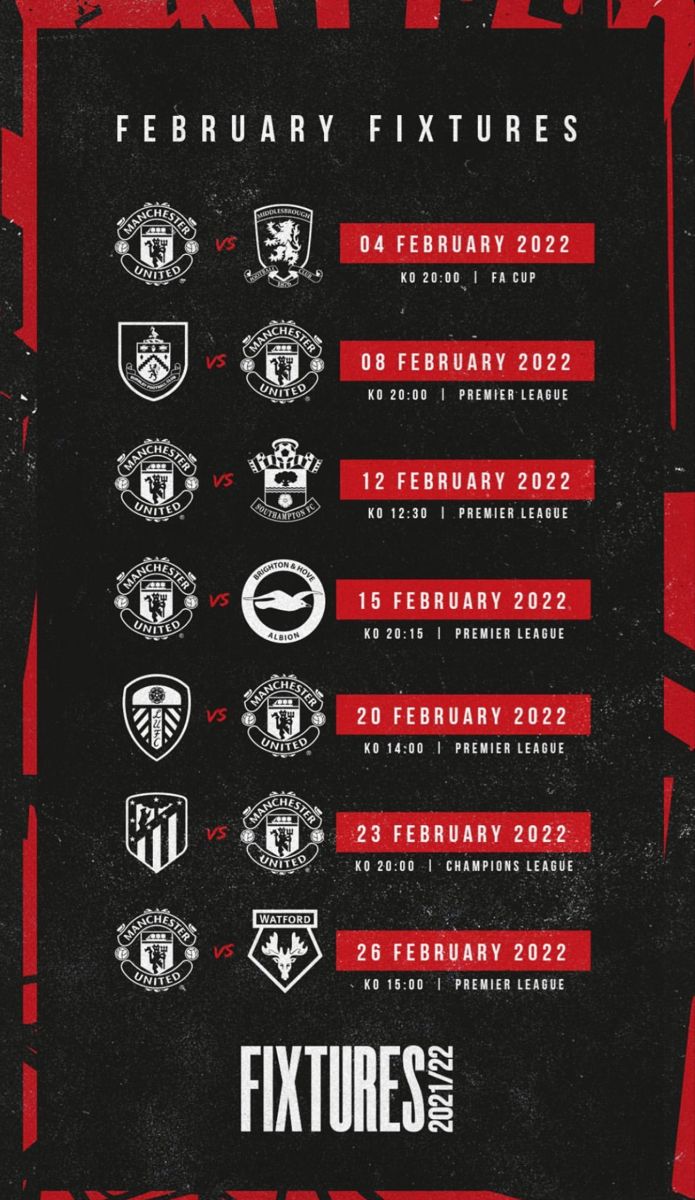 the official poster for manchester's first home game in 2012, featuring different logos