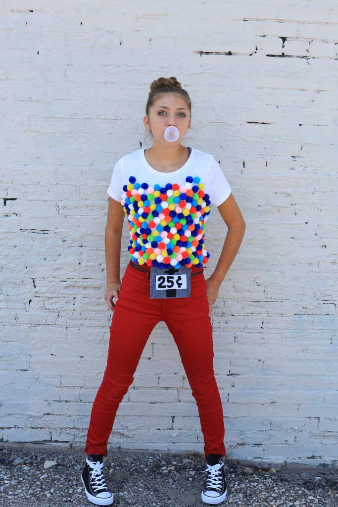 Gumball Machine Costume | Kamri Noel | CGH Gumball Machine Costume, Costumes Faciles, Food Halloween Costumes, Meme Costume, Halloween Coustumes, Halloween Fest, Diy Halloween Costumes For Kids, Holloween Costume, Diy Kostüm