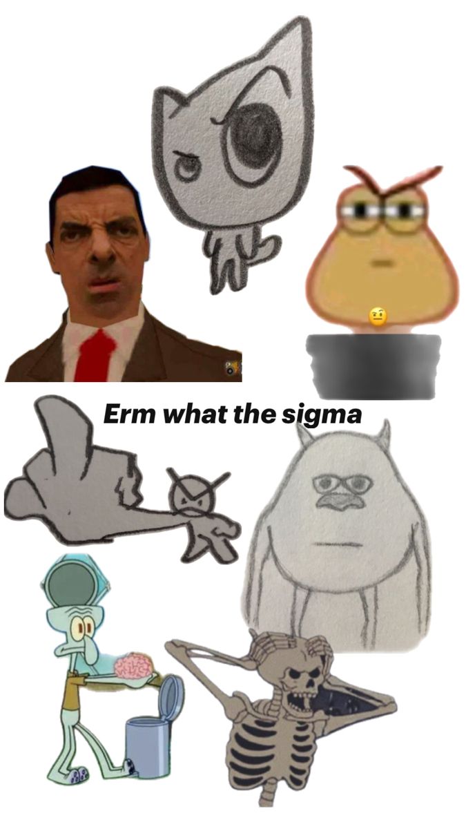 some cartoon characters with the caption saying, erm what the stigma is?