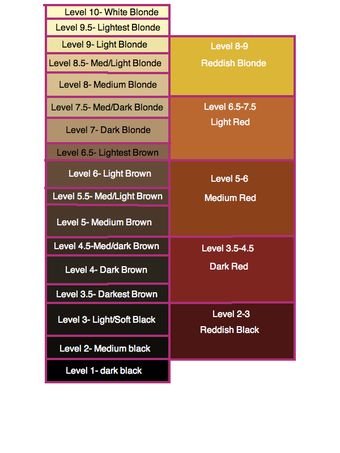 Level 5 Hair Color, Balayage Brunette Medium, Level 7 Hair Color, Hair Balayage Brunette, Medium Red Hair, Hair Color Wheel, Hair Growth Charts, Hair Dye Shades, Darkest Black