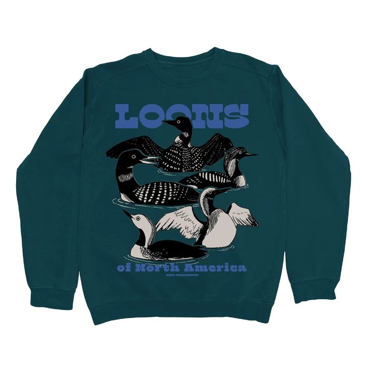 Deep Winter, Dark Teal, Embroidered Sweatshirts, Club Outfits, Comfy Tees, Look Cool, Long Sweatshirt, North America, Outfit Inspirations