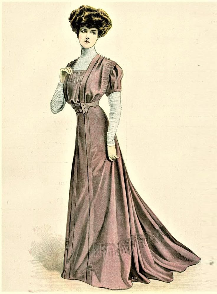 1908 Fashion Plate, 1910 Fashion Plate, 1912 Fashion Plate, 1900 Fashion Plate, Edwardian Day Dress, 1908 Fashion, Edwardian Fashion Plates, Fashion Over The Decades, Fashion Timeline