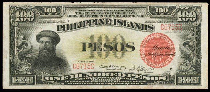 an old philippines one hundred peso note