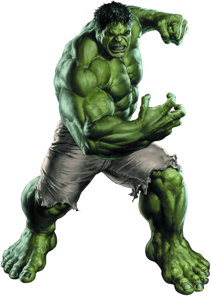 the incredible hulk is shown in this drawing