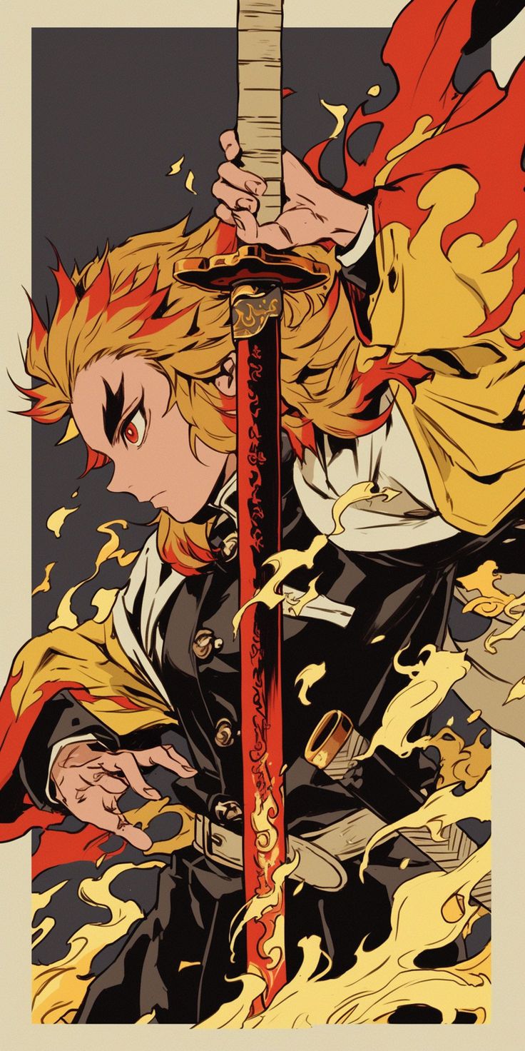 #rengoku #demonslayer #kimetsunoyaiba #anime #manga #cartoon #wallpaper #phonewallpaper #animewallpaper Red Demon Slayer Wallpaper, Demon Slayer Halloween Wallpaper, Rengoku Kyoujurou Quotes, Demon Slayer Tengen Wallpaper, Demon Slayer Drawing Rengoku, Rengoku Halloween Pfp, Set Your Heart Ablaze Rengoku Wallpaper, Kny Aesthetic Wallpapers, Rengoku Kyoujurou Aesthetic