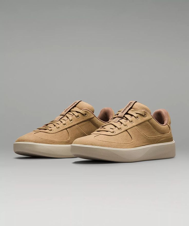 Cityverse Men's Canvas Sneaker | Men's Shoes | lululemon Men’s Sneakers, Canvas Sneakers Men, Toms Style, Tan Sneakers, Back To School Shoes, Sneaker Shoes, School Shoes, Men's Wardrobe, Canvas Sneakers