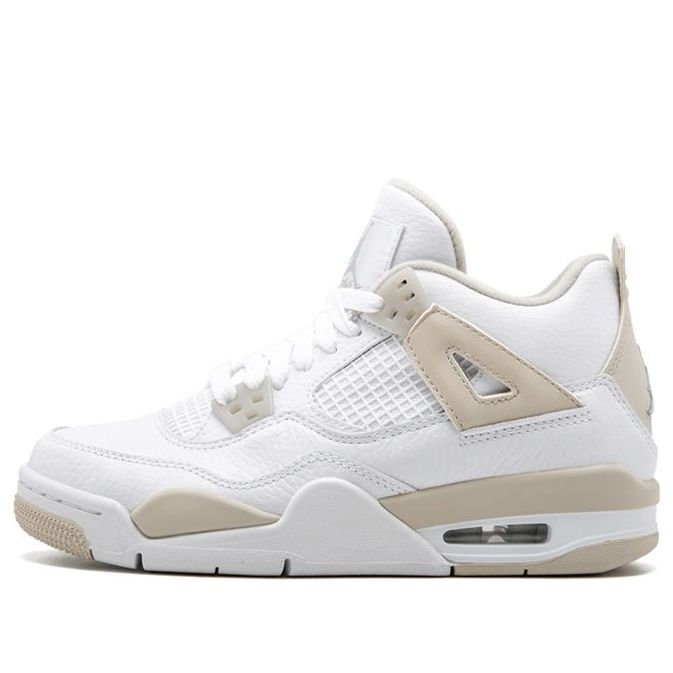 Jordan 4 Sand Linen, Retro Jordan Womens, Basketball Shoes Jordan, Jordan 4 Offwhite, Cute Air Jordans, Nice Shoes Women, Popular Jordans, Jordan 4 Retro Sand, Air Jordan 4 Women