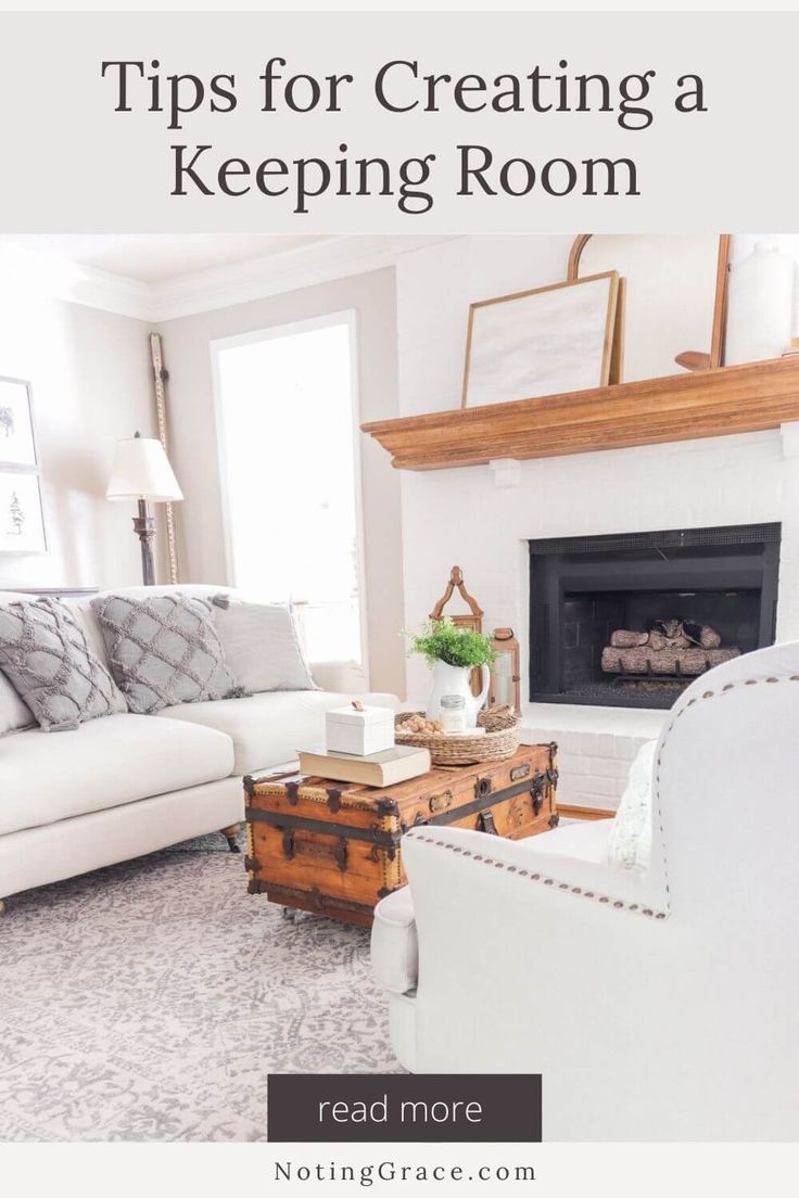 a living room filled with furniture and a fire place