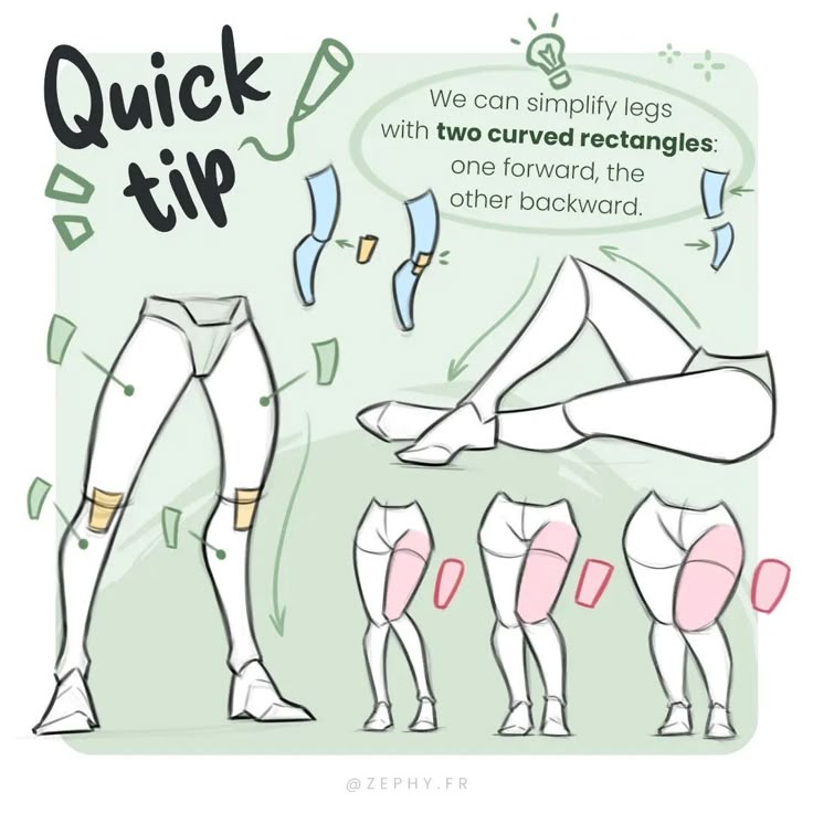 an illustrated drawing of how to wear leggings for quick step - by - step instructions